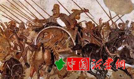 伊苏斯战役马其顿军队和波斯皇帝大流士三世的军队