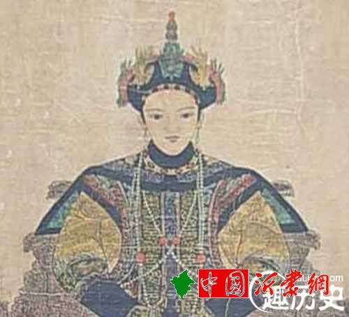 努尔哈赤大妃阿巴亥及儿子简介 阿巴亥画像